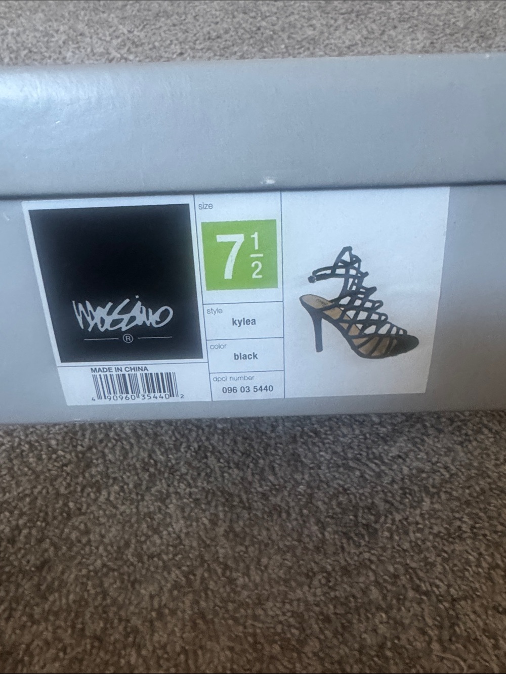 Windsor Smith Black Strappy Cage Heels